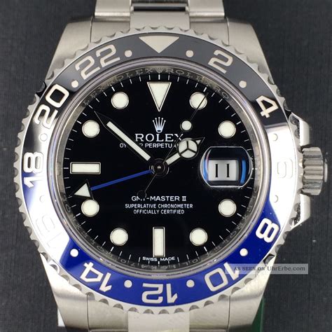 rolex gmt master 2 blau schwarz gebraucht|rolex gmt master 2.